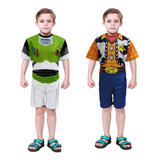 Fantasia Buzz Lightyear E Xerife Woody Toy Story Infantil