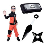 Fantasia Cosplay Naruto Uzumaki Infantil +