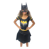 Fantasia Da Batgirl Princesa Vestido Infantil