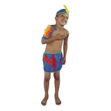 Fantasia De Índio Infantil Carnaval Masculino