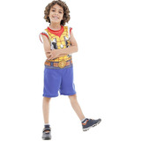 Fantasia Do Toy Story Infantil Woody Clássico Curto + Brinde