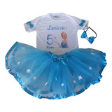 Fantasia Frozen Com Saia Tutu