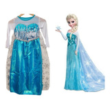 Fantasia Frozen Vestido Infantil Para Festa