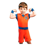 Fantasia Goku Dragon Ball Cosplay Infantil Tam P
