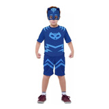 Fantasia Heróis De Pijamas Original Menino Gato Infantil
