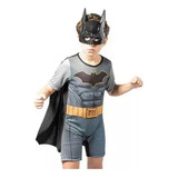 Fantasia Infantil Batman Com Capa E Máscara Super Héroi