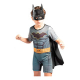 Fantasia Infantil Batman Com Capa E Máscara Super Héroi