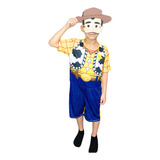 Fantasia Infantil Curta Do Woody Toy Story Cowboy Xerife