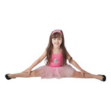 Fantasia Infantil De Bailarina Saia Tutu Com Brocal E Colan