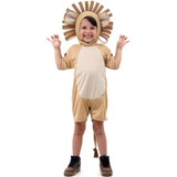 Fantasia Infantil De Leão Safari Infantil Verão Com Juba
