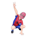 Fantasia Infantil Heróis Vingadores Short Homem Aranha