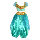 Fantasia Infantil Jasmine Odalisca Luxo Aladdin