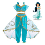 Fantasia Infantil Luxo Vestido Jasmine/ Alladin