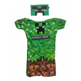 Fantasia Infantil Minecraf Festa Carnaval Aniversario
