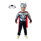 Fantasia Infantil Músculos Marvel Heróis Thor