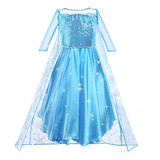 Fantasia Infantil Vestido Frozen Princesa Elsa