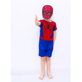 Fantasia Infantil Vingadores Heróis Curta Short Homem Aranha