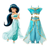 Fantasia Jasmine Infantil Luxo Aladim - Disney Princesas