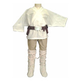 Fantasia Jedi Luke Skywalker Star Wars Infantil Completa