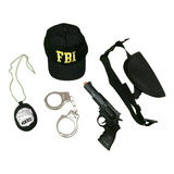 Fantasia Kit Acessórios Fbi, Swat, Police/infantil