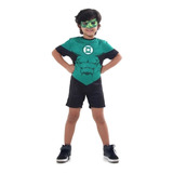 Fantasia Lanterna Verde Infantil Curta Licenciado
