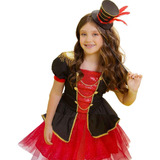 Fantasia Mágica Infantil Luxo Fantasia Festa Circo Menina