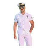 Fantasia Masculina Adulto Marinheiro Completa - Linha Luxo