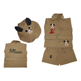 Fantasia Mickey Safari Luxo Infantil -