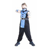 Fantasia Ninja Infantil Malha Top Presente Crianças Carnaval