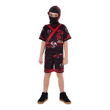 Fantasia Ninja Infantil Tartaruga samurai lutador