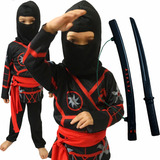 Fantasia Ninja Samurai Infantil Criança +
