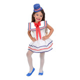 Fantasia Patati Palhacinha Branca Feminino Infantil