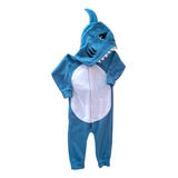Fantasia Pijama Kigurum Soft Tubarao Buddy Azul - Infantil