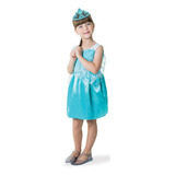 Fantasia Princesa Elsa Frozen Vestido Infantil