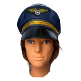 Fantasia Quepe Aviador Piloto De Avião Luxo Festas Carnaval