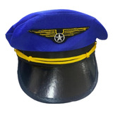 Fantasia Quepe Chapéu Piloto Avião Aviador Festas Carnavais 