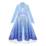 Fantasia Rainha Elsa Frozen 2 Vestido