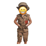 Fantasia Safari Selva Colete Infantil