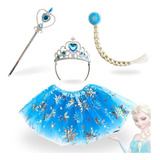 Fantasia Saia Infantil Elsa Frozen Com