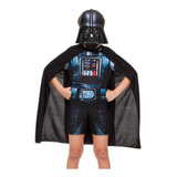 Fantasia Star Wars Infantil Pvc Darth Vader P