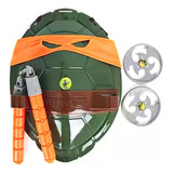 Fantasia Tartarugas Ninja Casco Acessorios Tmnt Michelangelo