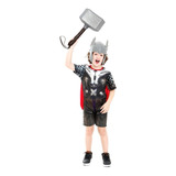 Fantasia Thor Ragnarok Infantil Com Mascara E Martelo