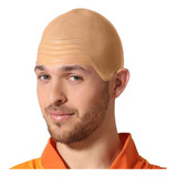 Fantasia Touca Careca Falso Latex Carnaval Halloween Peruca