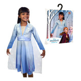 Fantasia Vestido Infantil Elsa Frozen 2