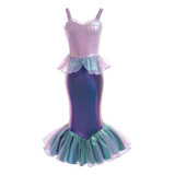 Fantasia Vestido Infantil Menina Sereia