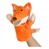 Fantoche Raposa Pelúcia De Mão Teatro Infantil Animais 25cm