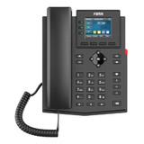Fanvil X303g Telefone Ip 4 Linhas Gigabit Poe Com Fonte