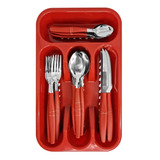 Faqueiro Inox Jogo Conjunto Talheres Kit 24 Peças Wincy