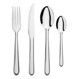 Faqueiro Turim 24 Peças Brinox 5111/142 Cor Prateado