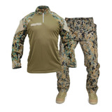 Farda Calça 911 Camisa Combat Shirt Forhonor Marines Digital